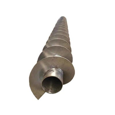 석탄 깨진 석회질 모래 운송을 위한 SUS304 물 빼기 찌꺼기 스크류 건베이어