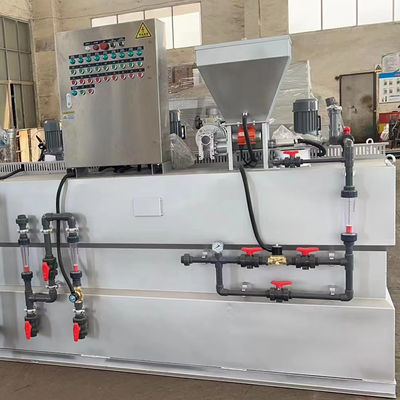 PAM 폴리머 화학 분말 하수 처리용 동결제 자동 복용 시스템