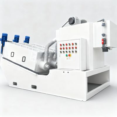 기자를 탈수하는 셀프 크리닝 슬러지 농축 시스템 소용돌이꼴 찌꺼기