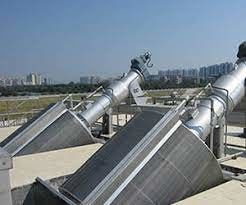 회전 드럼식 기계적 바 스크린 폐수 처리