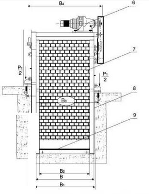 물 처리 회전식 바 스크린