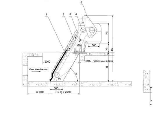 물 처리 회전식 바 스크린