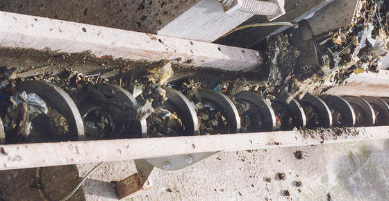 도시적 수도 시설을 위한 한 개의 샤프트 나사 벨트 콘베어