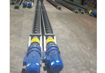 아연 백색 나사 벨트 컨베이어, 250mm 사일로 나사 컨베이어