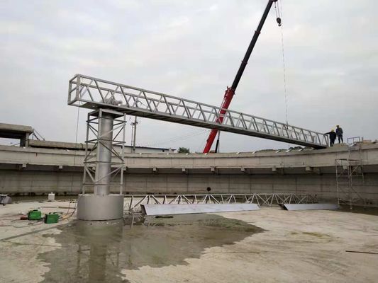 Single Pipe Slurry Scraper Systems , Center Drive Automatic Slurry Scrapers