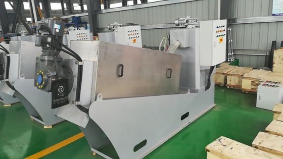 식품 산업 스크루 찌꺼기 탈수 기계 스테인레스 강