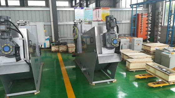 식품 산업 스크루 찌꺼기 탈수 기계 스테인레스 강