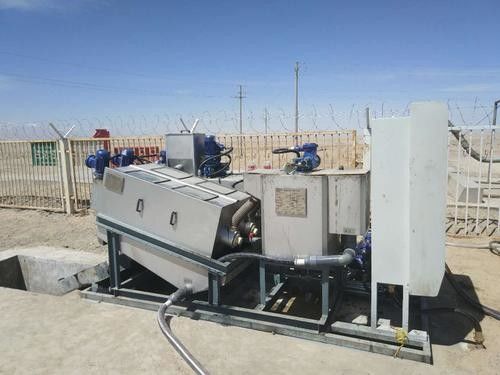 탄소 강철 진창 탈수 기계, 0.3Kw 다 원판 나사 압박