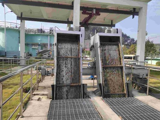 1500 밀리미터 기계적 바 스크린 교차로 고상액 분리대