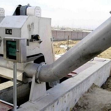 하수 오물 나사 압박 기계, 1.2m3/h 작은 탈수 나사 압박