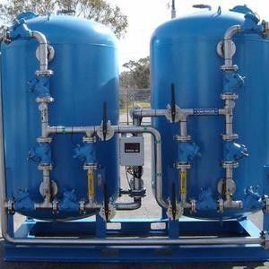 Chemical Wastewater Treatment Tank , Blue Wastewater Treatment Equipment