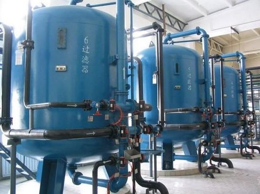 Chemical Wastewater Treatment Tank , Blue Wastewater Treatment Equipment