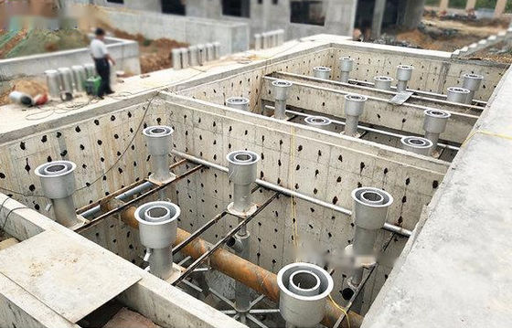 백색 폐수 처리 1차 침전조 먼지 차단 청소