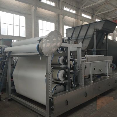 스테인리스 슬러리 탈수 장비, 10m3/h 벨트 압박 폐수 처리