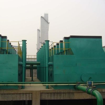 유기성 하수의 화학적 물 정제 장치 장비 후속 여과 작용