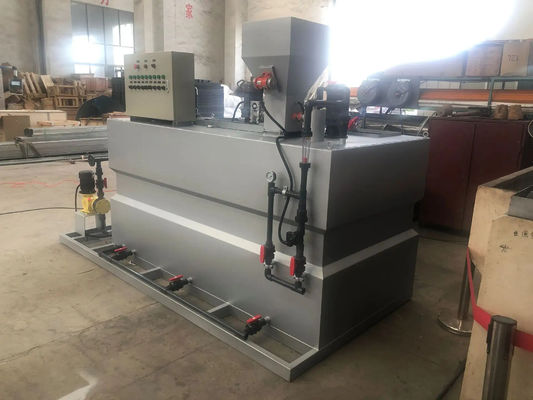 오수 처리장의 물 처리 시설 자동 도싱 시스템