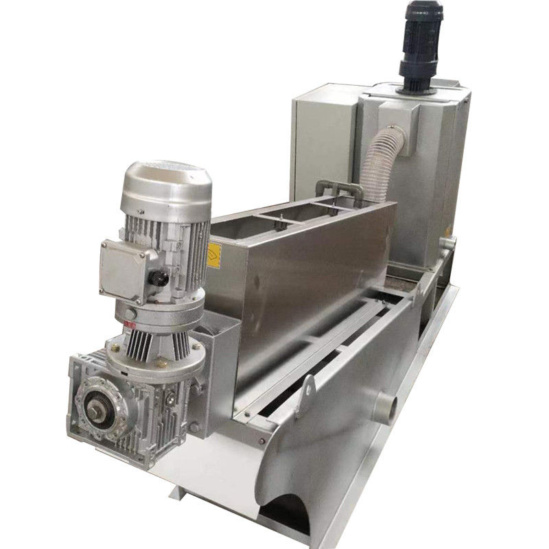 1-2500kgs/H 소용돌이꼴 슬러지 탈수기 다중 디스크 추진기프레스 찌꺼기 탈수 기계