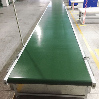 산업적 수평선상 PVC 벨트 콘베어 자동 알루미늄 프로파일 컨베이어 벨트