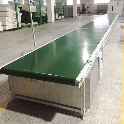 산업적 수평선상 PVC 벨트 콘베어 자동 알루미늄 프로파일 컨베이어 벨트