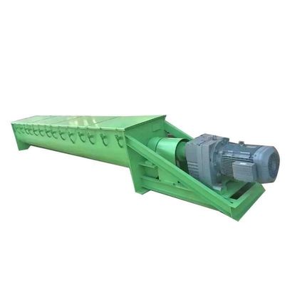 Ｕ 타입 샤프트리스 슬러지 분말 어거 스크류 컨베이어 기계 SS316L 1-10t/h