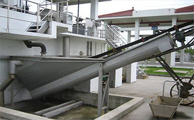 350 밀리미터 Grit 분리대 폐수, 0.55Kw 사이클론 Grit 분리대