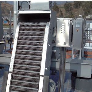 SS304 폐수 기계적 조봉 스크린 3.0KW