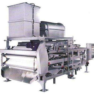 탈수하는 20kg/h 벨트 프레스 진창, 폐수 처리를 위한 1000mm 벨트 여과 프레스