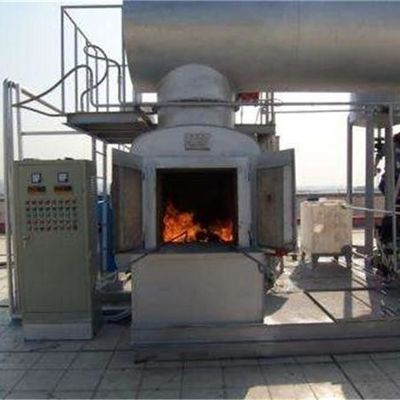 5Kw 폐기물 소각로 기계 조정가능한 온도 조종